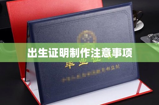 淇滨出生证明制作注意事项