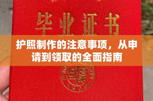淇滨护照制作的注意事项，从申请到领取的全面指南